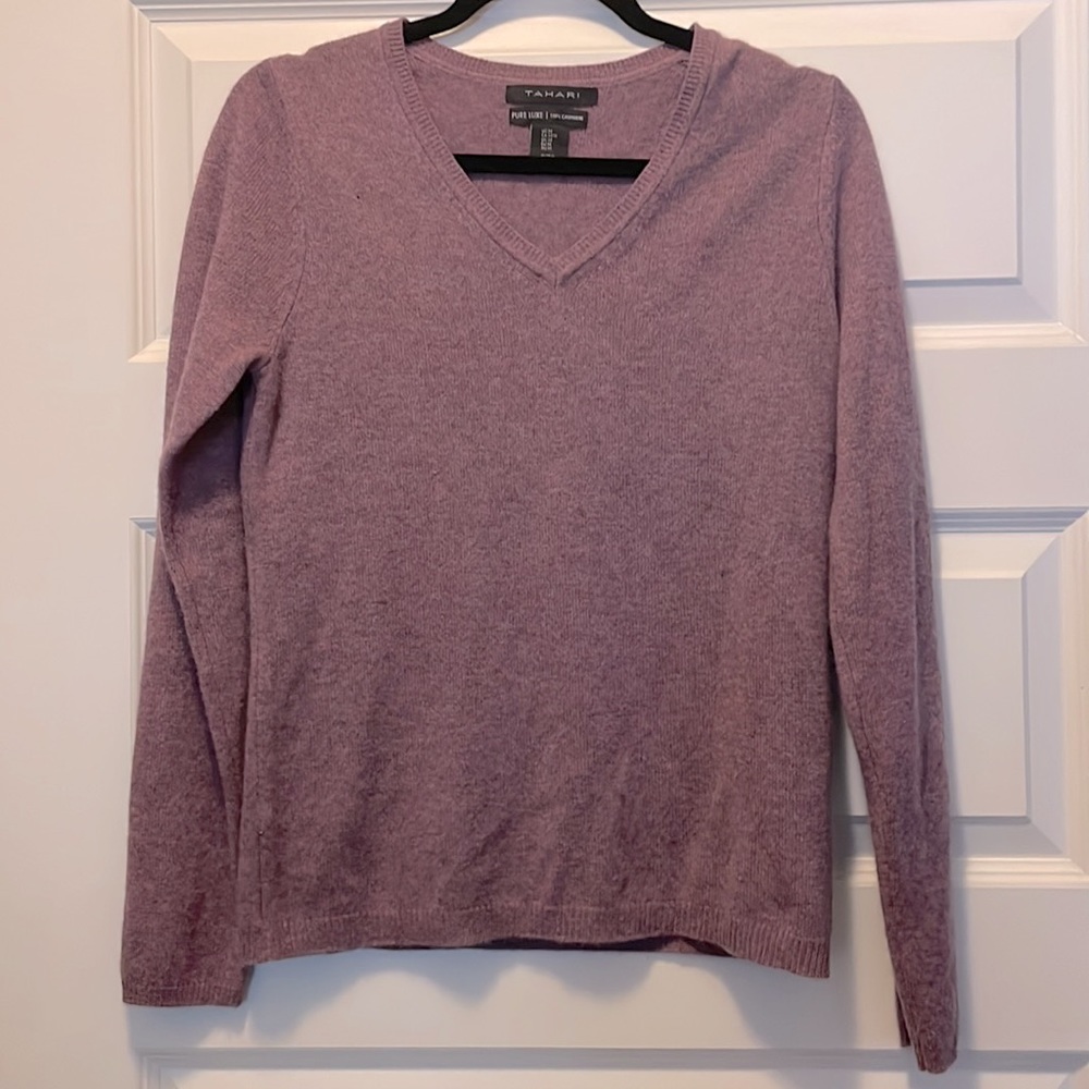 Tahari Pure Luxe 100% Cashmere Sweater